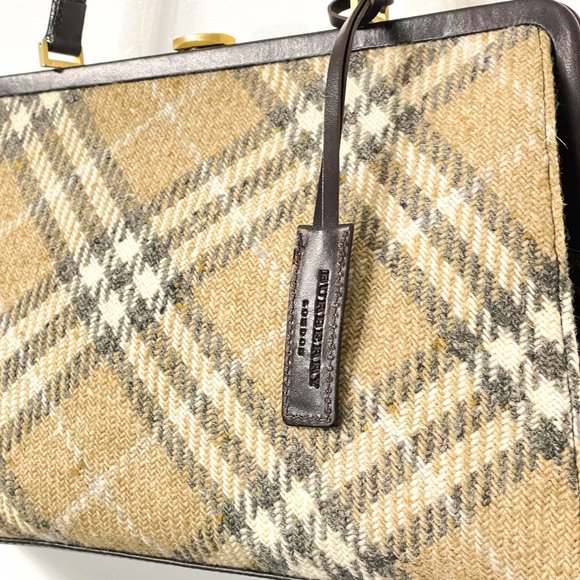 Burberry Tweed Bag - Picture 6 of 15